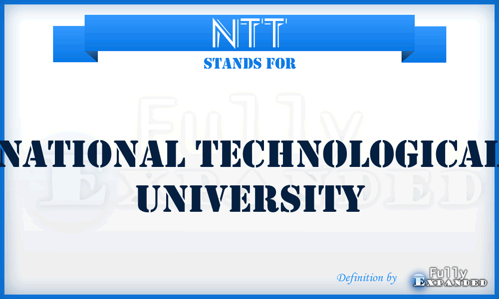 NTT - National Technological University