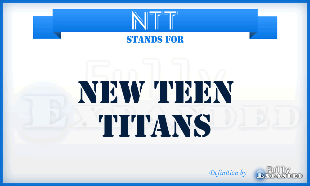 NTT - New Teen Titans
