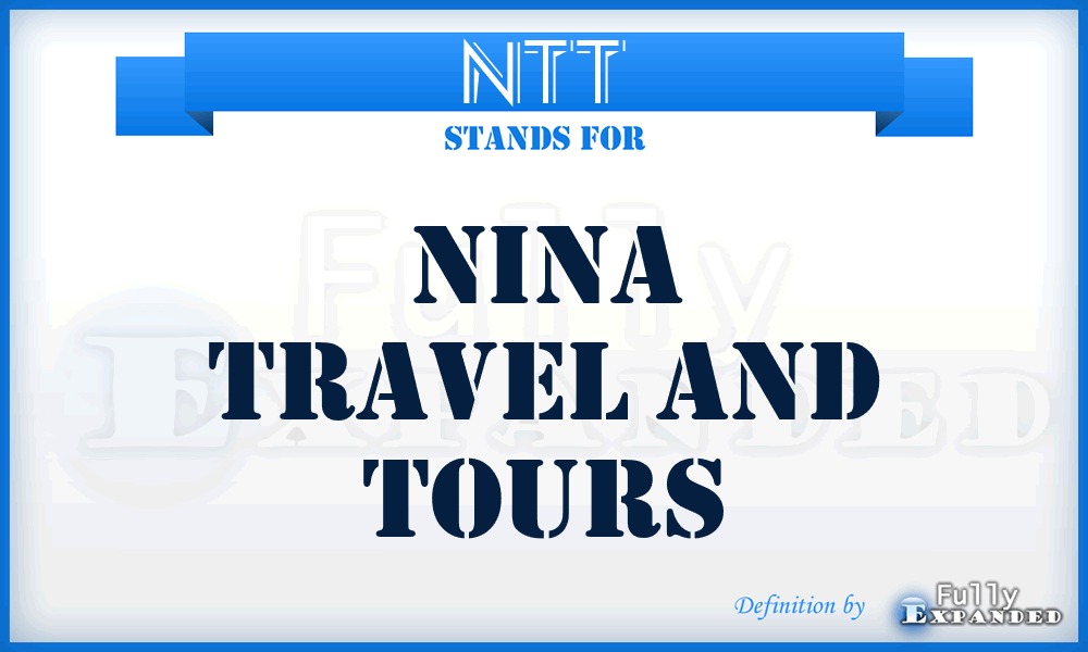 NTT - Nina Travel and Tours