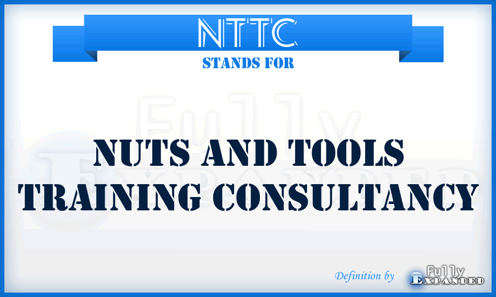 NTTC - Nuts and Tools Training Consultancy