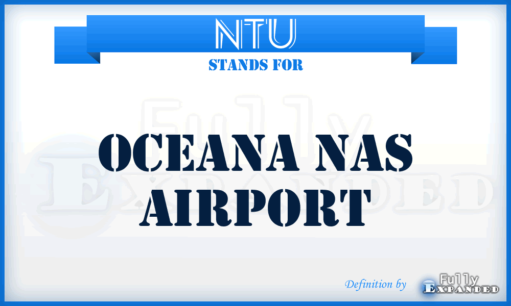 NTU - Oceana Nas airport