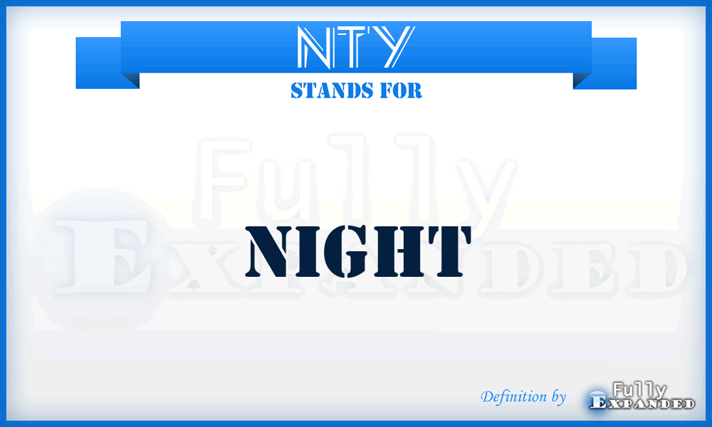 NTY - Night