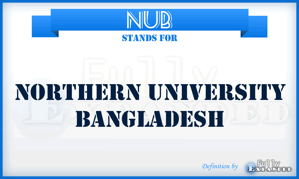NUB - Northern University Bangladesh