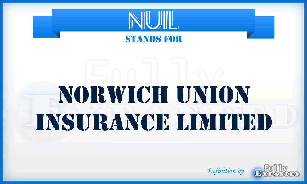 NUIL - Norwich Union Insurance Limited