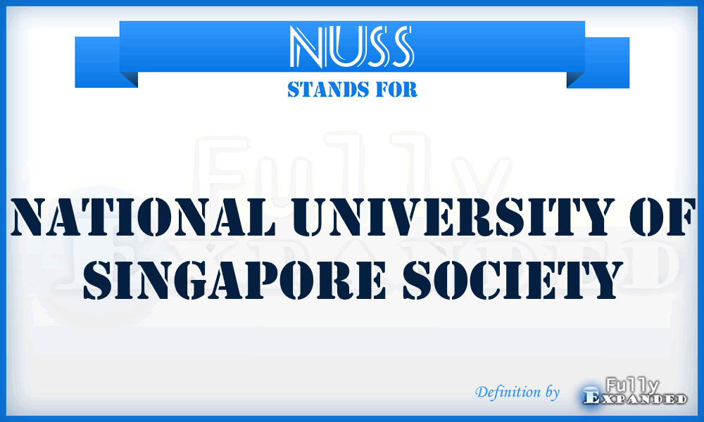 NUSS - National University of Singapore Society