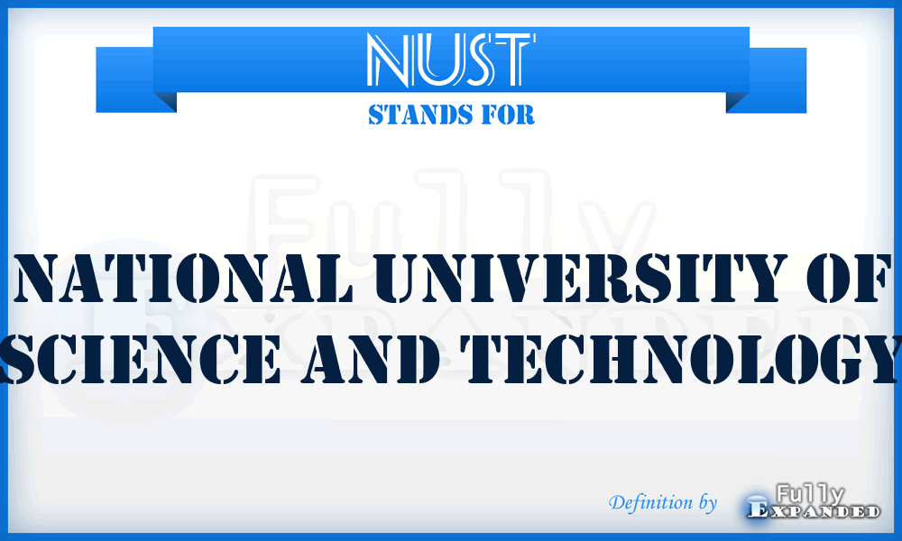 NUST - National University of Science and Technology