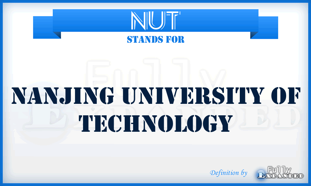 NUT - Nanjing University of Technology
