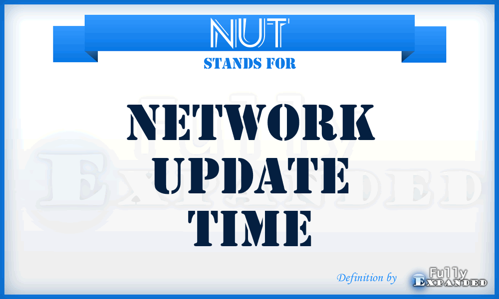 NUT - Network Update Time