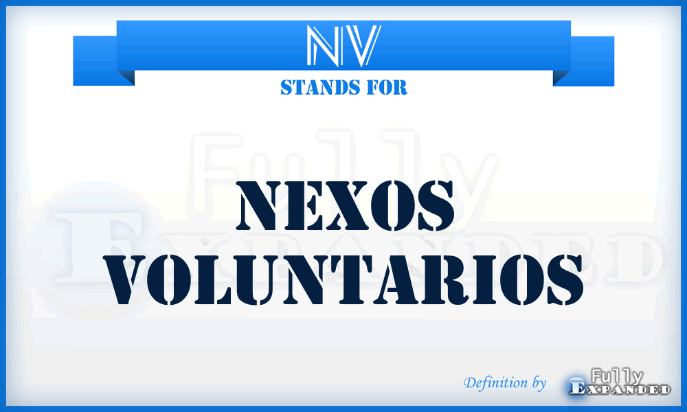 NV - Nexos Voluntarios