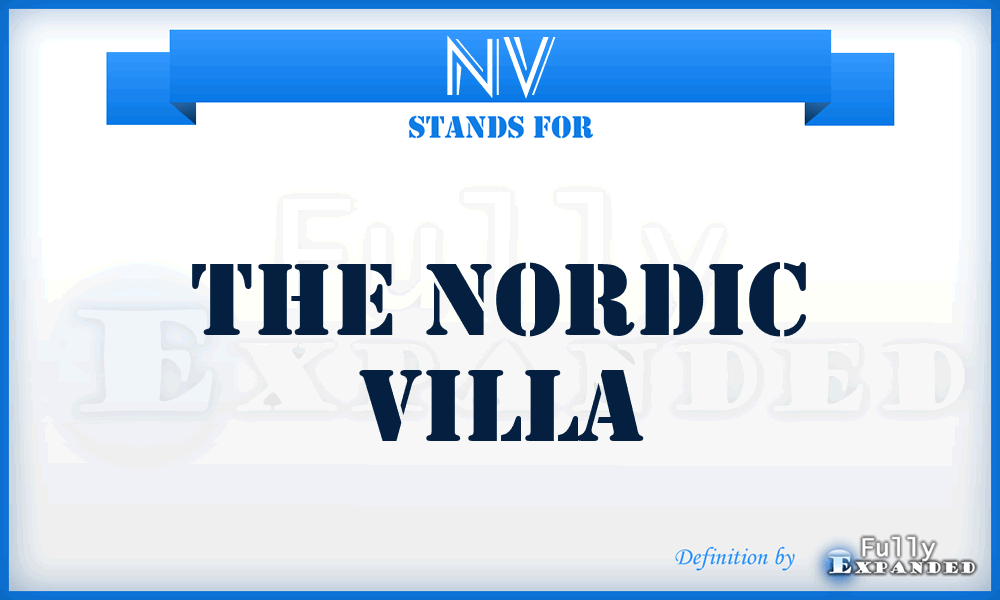 NV - The Nordic Villa