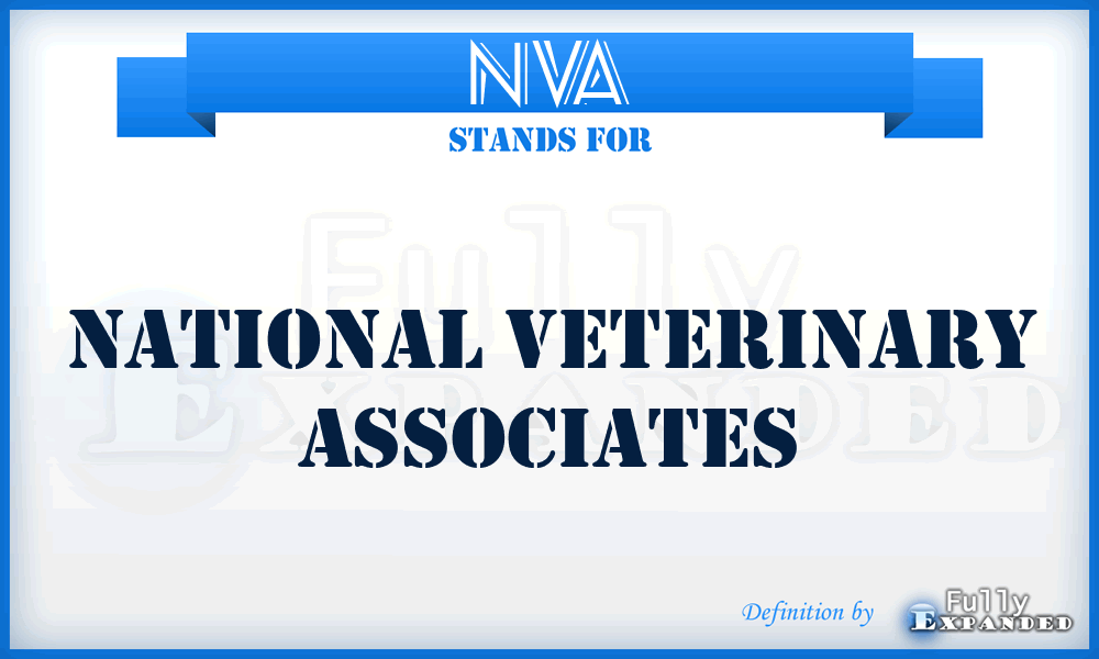 NVA - National Veterinary Associates