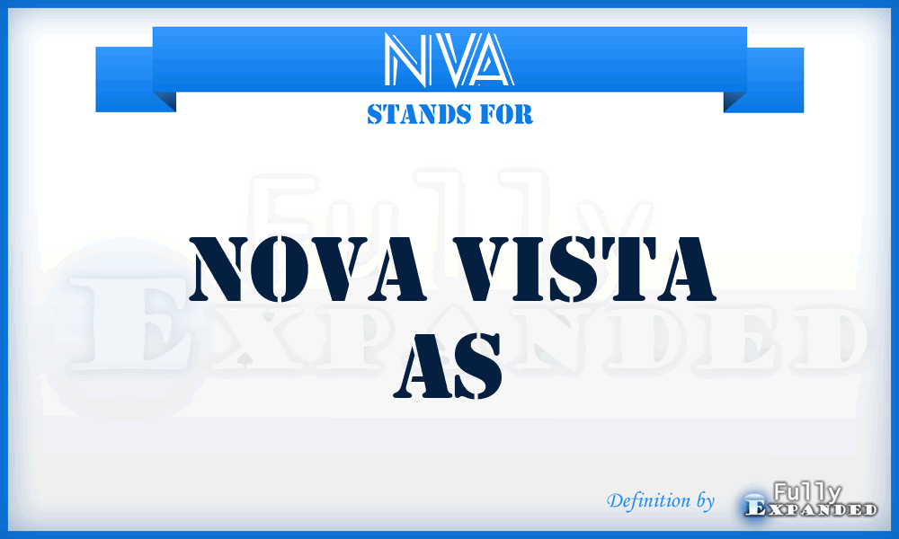 NVA - Nova Vista As