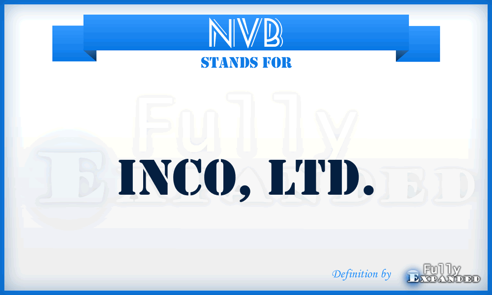 NVB - Inco, LTD.