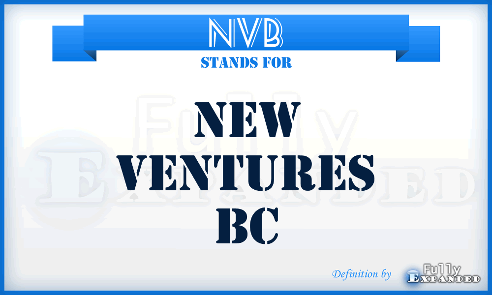 NVB - New Ventures Bc