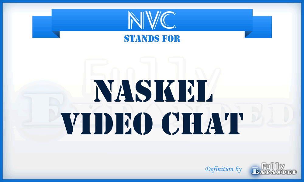 NVC - Naskel Video Chat