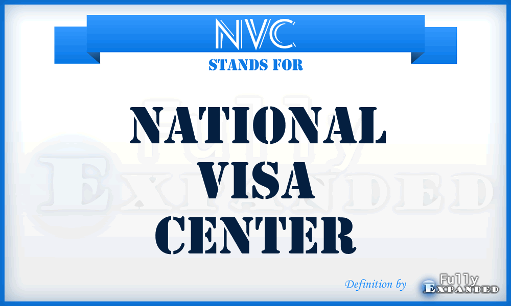 NVC - National Visa Center