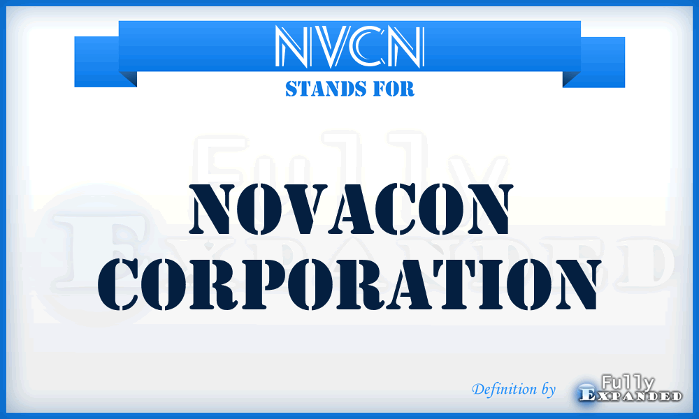 NVCN - Novacon Corporation