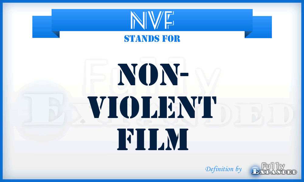 NVF - Non- Violent Film