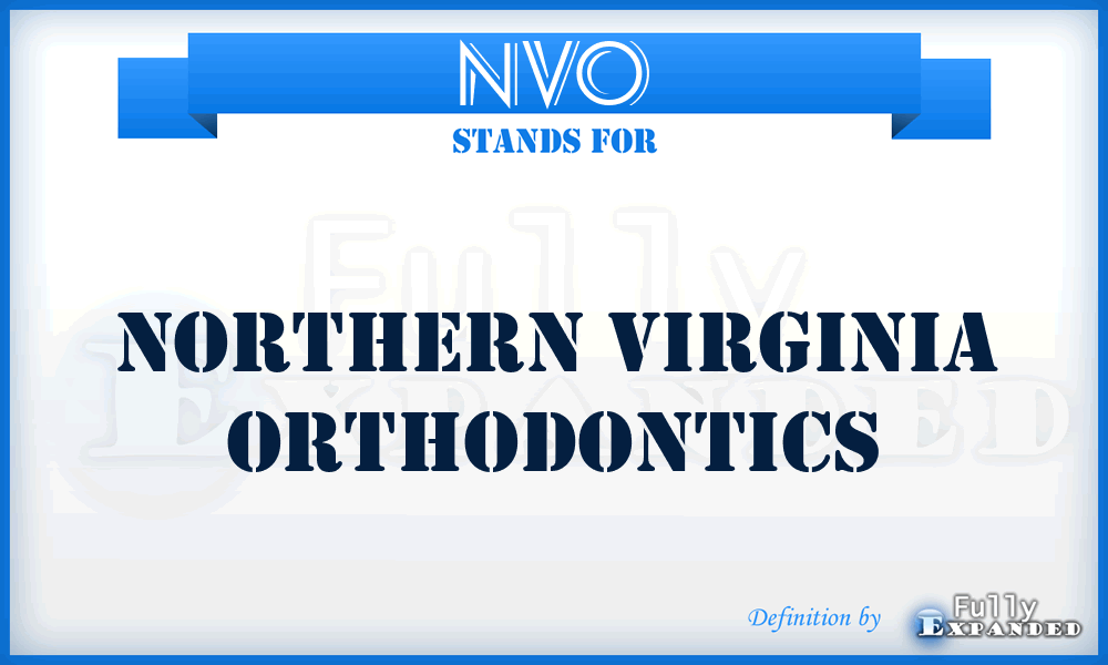 NVO - Northern Virginia Orthodontics