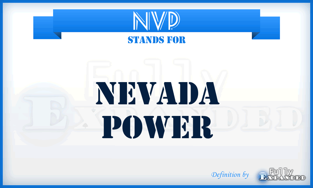 NVP - Nevada Power