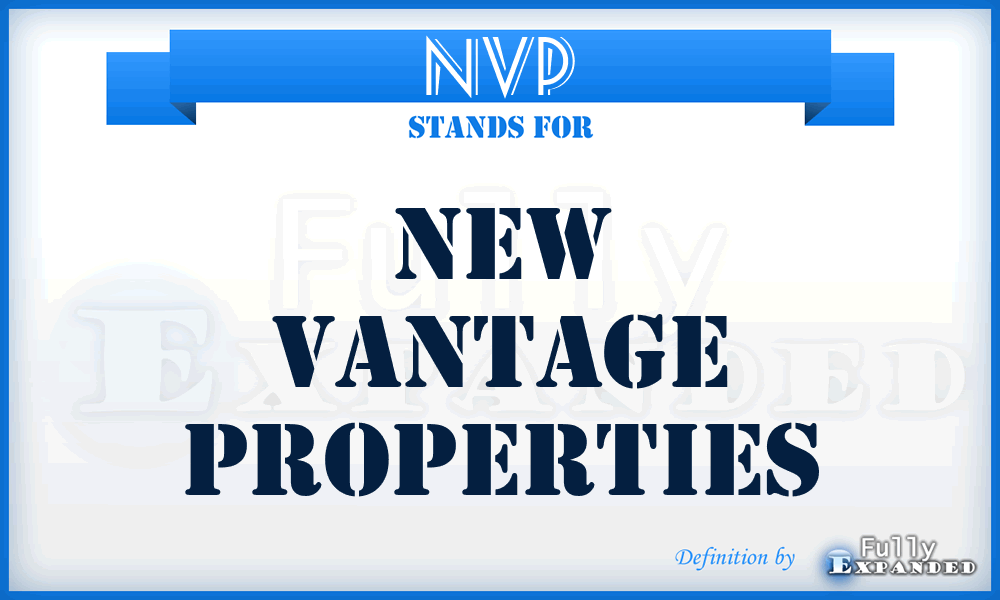 NVP - New Vantage Properties