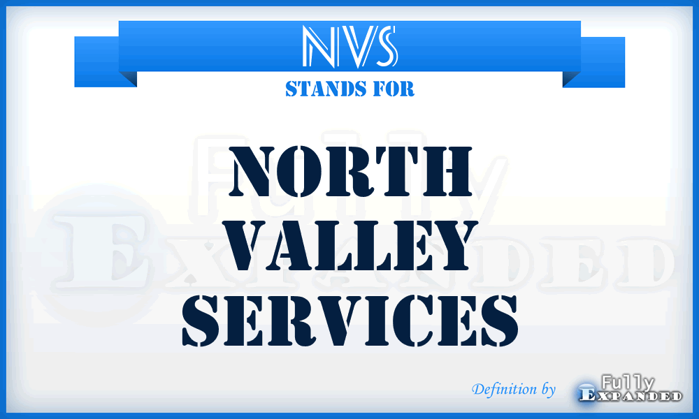 NVS - North Valley Services