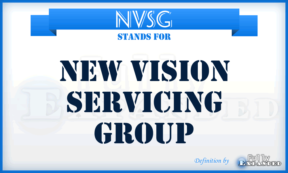 NVSG - New Vision Servicing Group