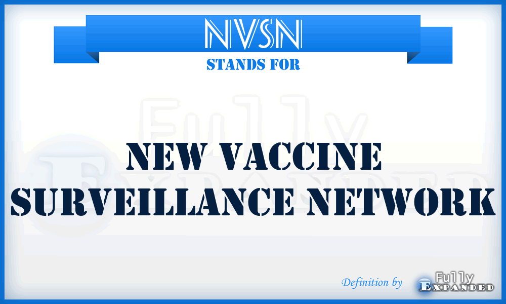 NVSN - New Vaccine Surveillance Network