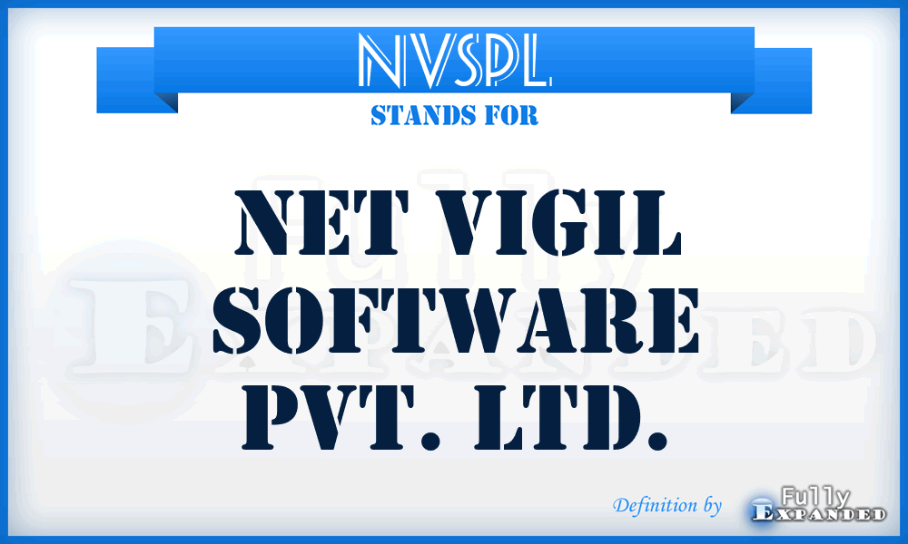 NVSPL - Net Vigil Software Pvt. Ltd.