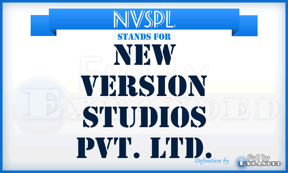 NVSPL - New Version Studios Pvt. Ltd.