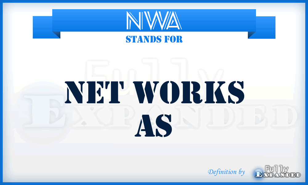NWA - Net Works As