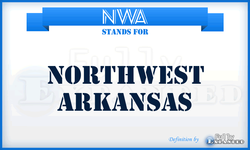 NWA - Northwest Arkansas