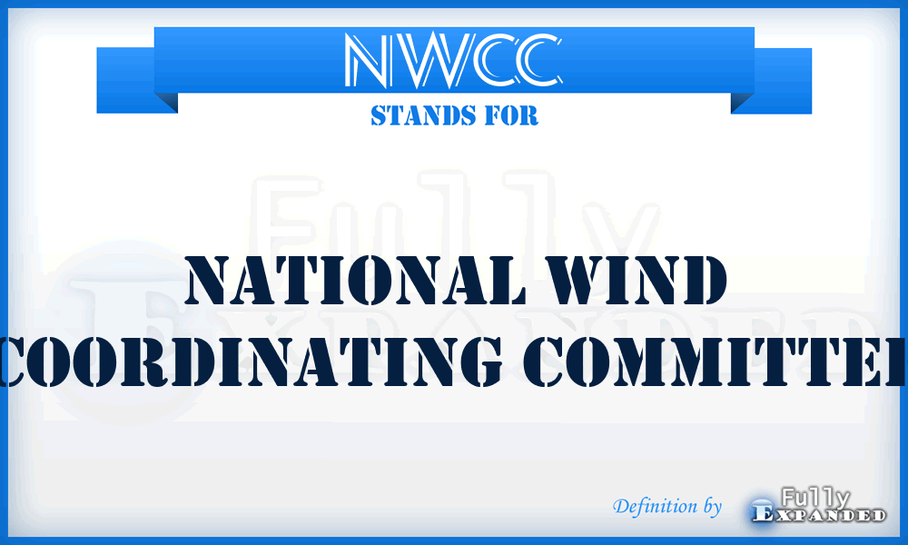 NWCC - National Wind Coordinating Committee