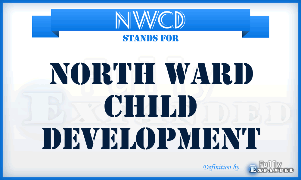 NWCD - North Ward Child Development