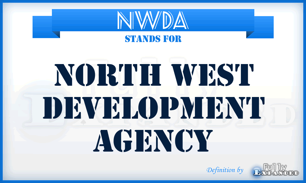 NWDA - North West Development Agency