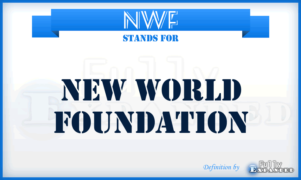 NWF - New World Foundation