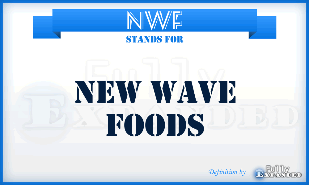 NWF - New Wave Foods