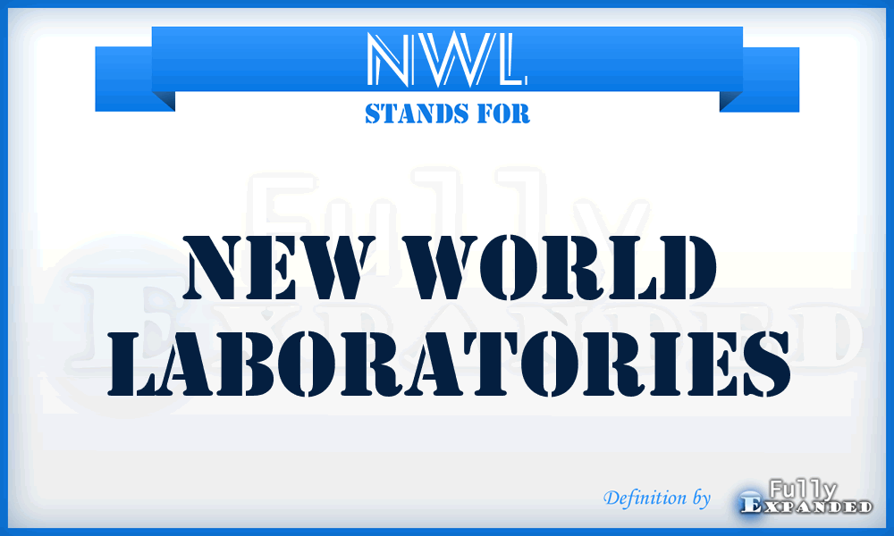 NWL - New World Laboratories