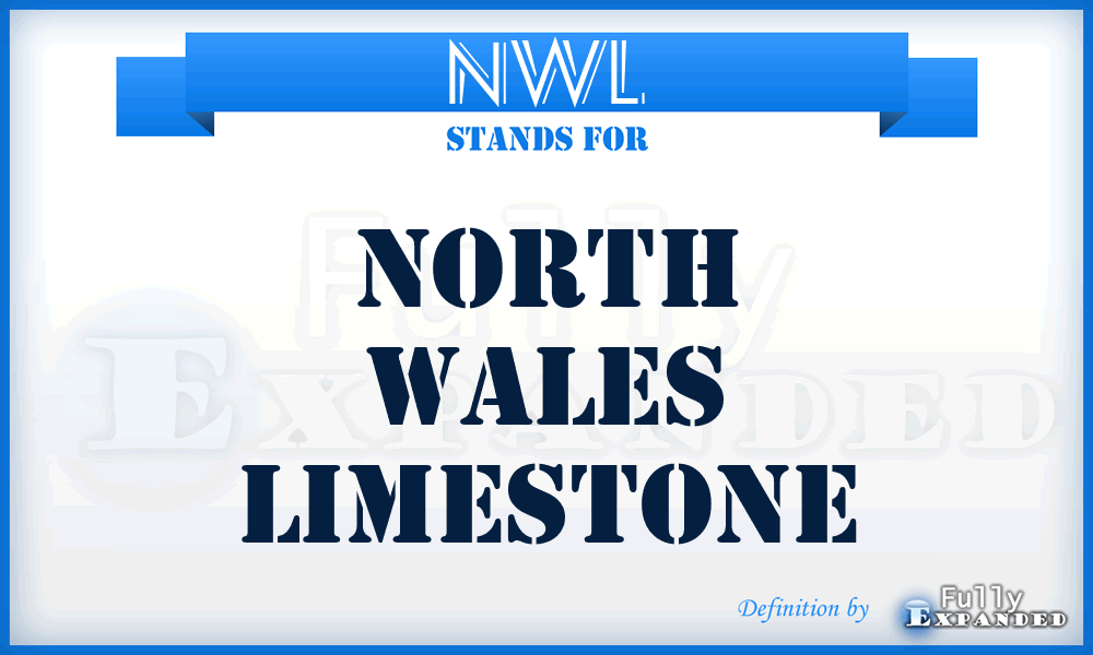 NWL - North Wales Limestone