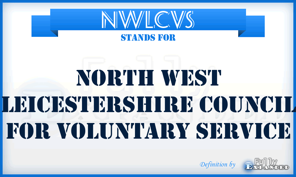 NWLCVS - North West Leicestershire Council for Voluntary Service