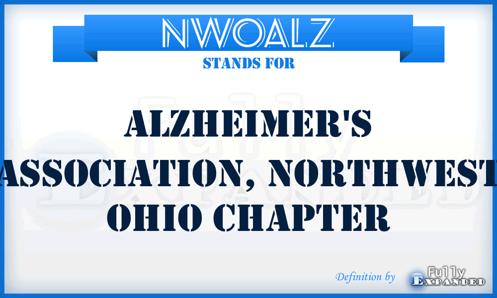NWOALZ - Alzheimer's Association, Northwest Ohio Chapter