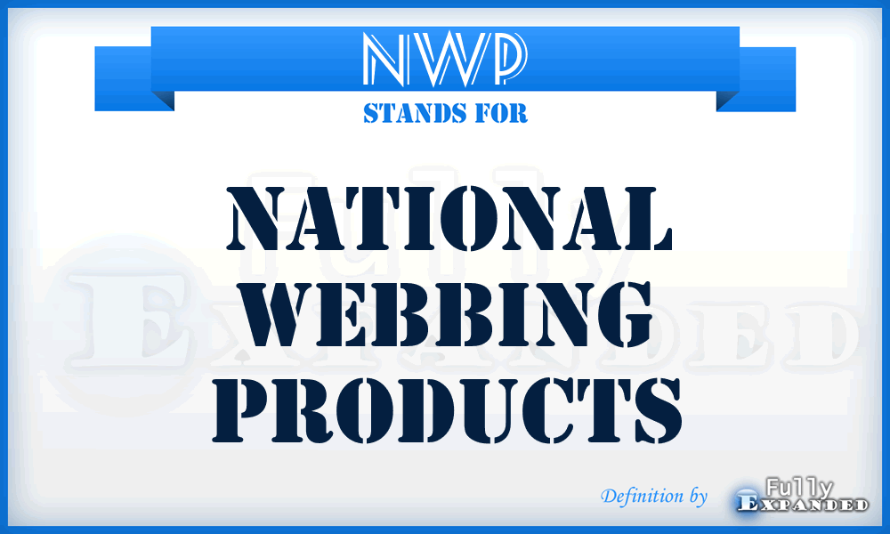 NWP - National Webbing Products