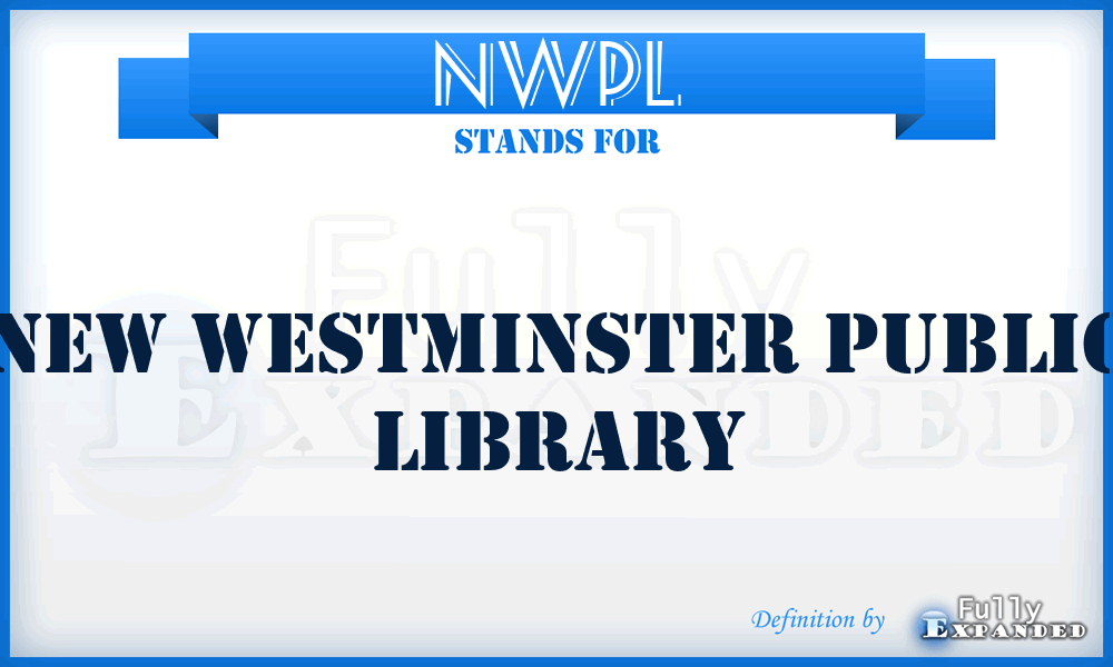 NWPL - New Westminster Public Library