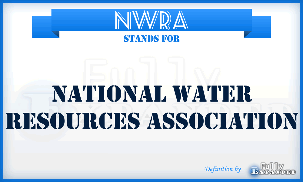 NWRA - National Water Resources Association