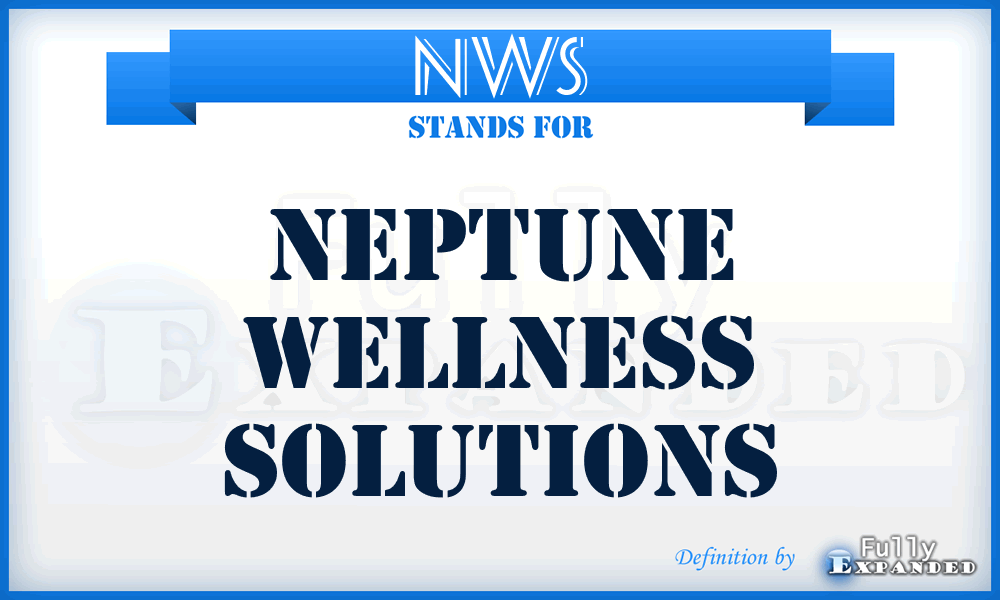 NWS - Neptune Wellness Solutions