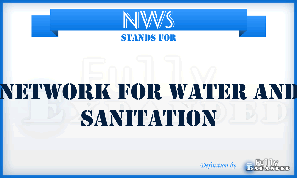 NWS - Network for Water and Sanitation