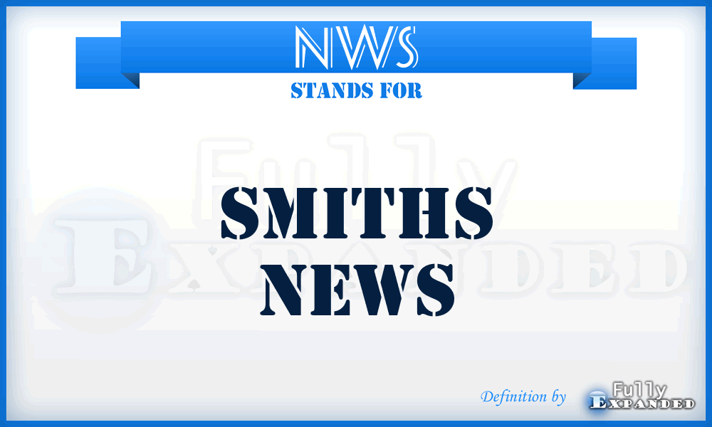 NWS - Smiths News