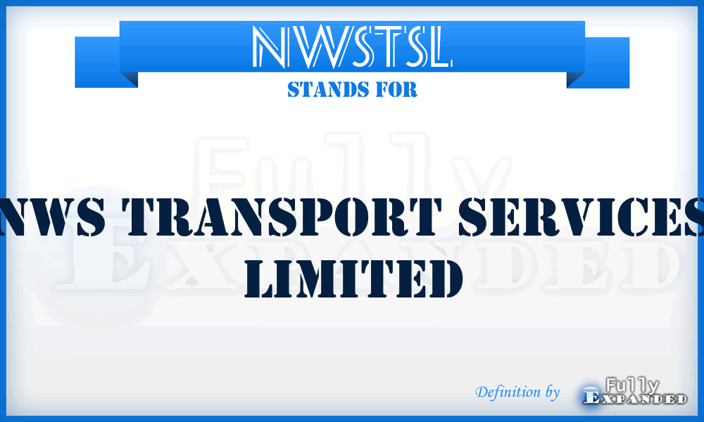 NWSTSL - NWS Transport Services Limited