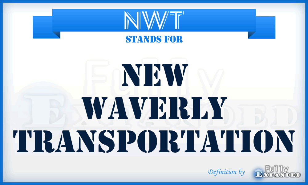 NWT - New Waverly Transportation