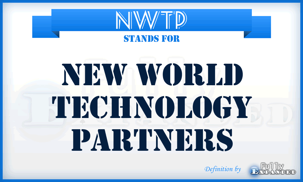 NWTP - New World Technology Partners